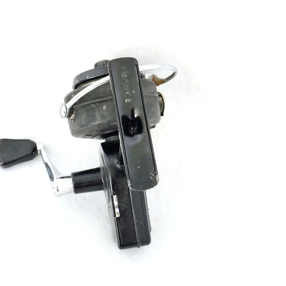 Garcia Mitchell 320 Black Metal Spinning Fishing Reel France 0417539 Brevette - Picture 5 of 8